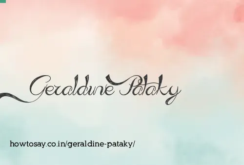 Geraldine Pataky