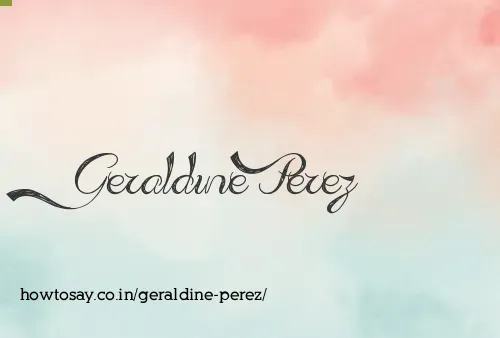 Geraldine Perez