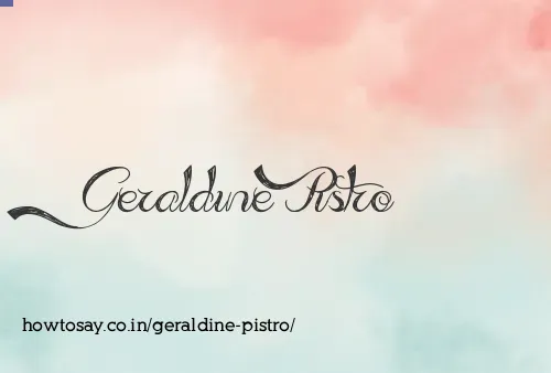 Geraldine Pistro
