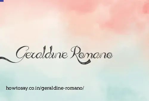 Geraldine Romano