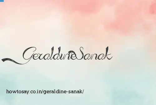 Geraldine Sanak