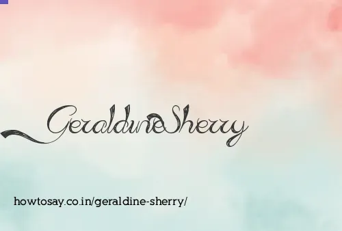 Geraldine Sherry