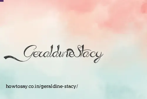 Geraldine Stacy