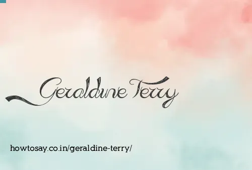 Geraldine Terry