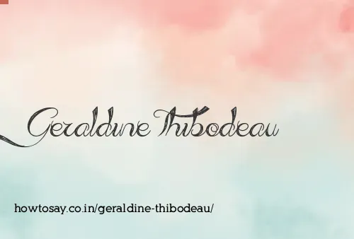 Geraldine Thibodeau