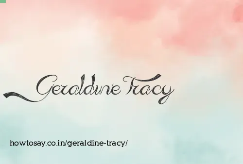 Geraldine Tracy