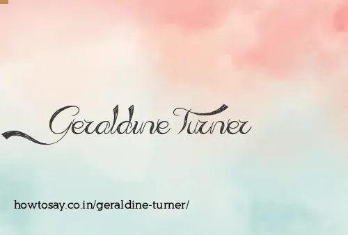 Geraldine Turner