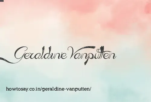 Geraldine Vanputten