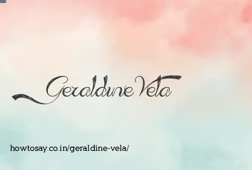 Geraldine Vela