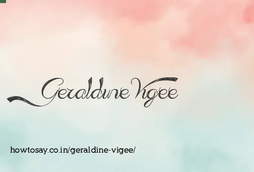 Geraldine Vigee