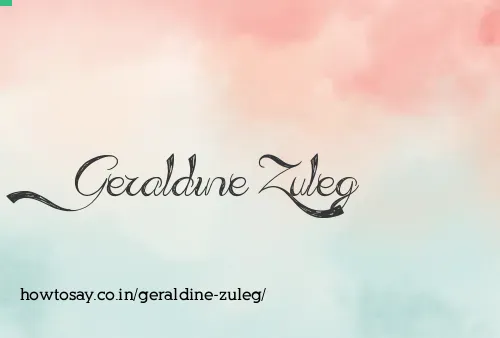 Geraldine Zuleg