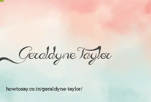 Geraldyne Taylor