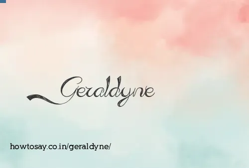 Geraldyne
