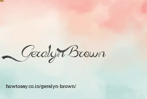 Geralyn Brown