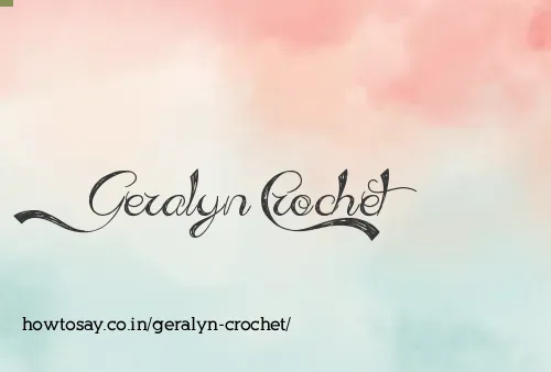 Geralyn Crochet