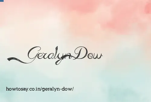 Geralyn Dow