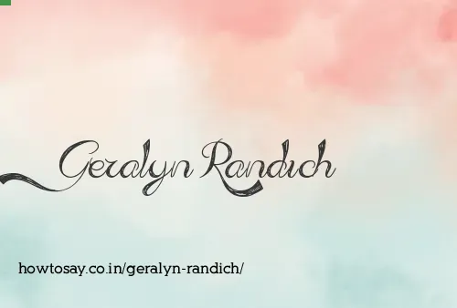 Geralyn Randich