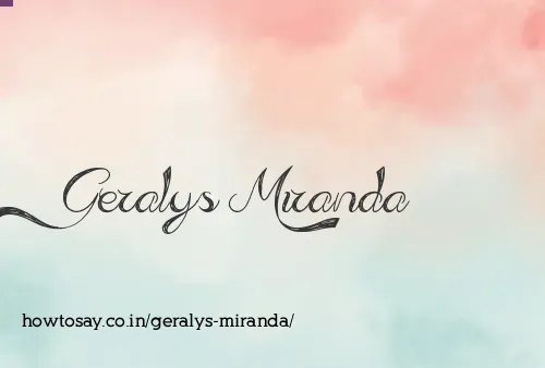 Geralys Miranda