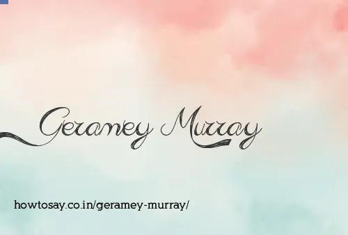 Geramey Murray