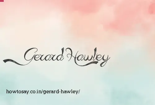 Gerard Hawley