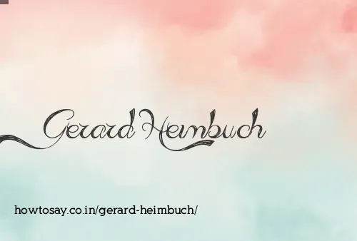 Gerard Heimbuch