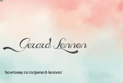 Gerard Lennon