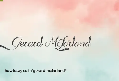 Gerard Mcfarland