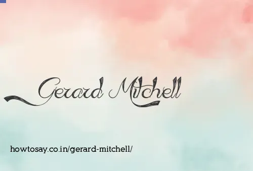 Gerard Mitchell
