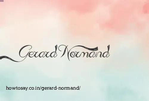 Gerard Normand