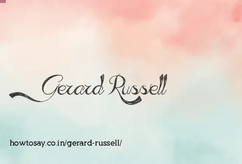 Gerard Russell