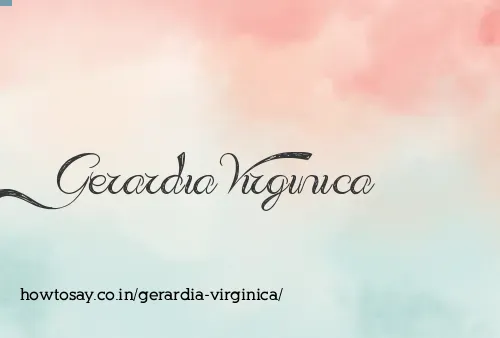 Gerardia Virginica