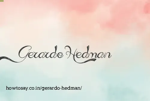 Gerardo Hedman