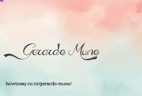 Gerardo Muno
