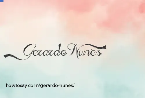 Gerardo Nunes