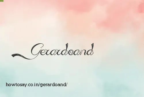 Gerardoand