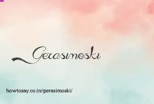 Gerasimoski