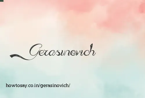 Gerasinovich