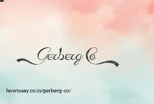 Gerberg Co