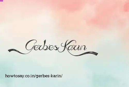 Gerbes Karin