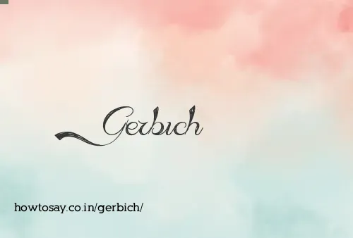 Gerbich