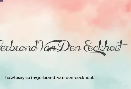 Gerbrand Van Den Eeckhout
