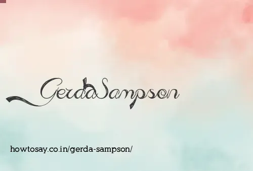 Gerda Sampson