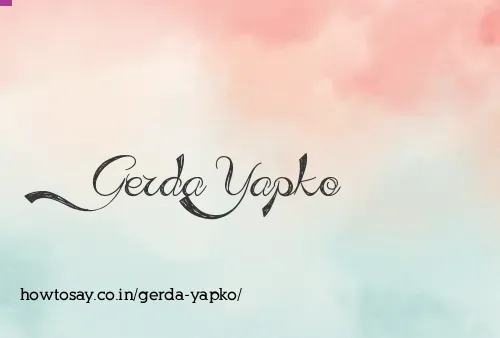 Gerda Yapko