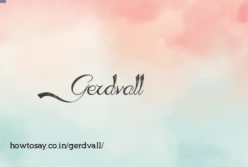 Gerdvall