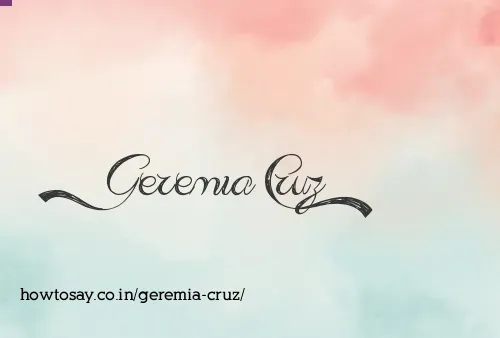 Geremia Cruz
