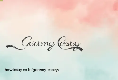 Geremy Casey