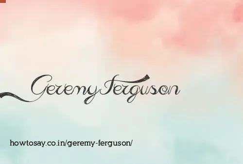 Geremy Ferguson