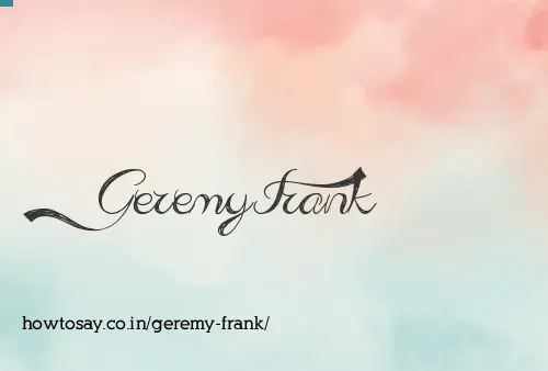 Geremy Frank