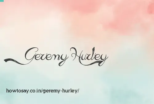 Geremy Hurley
