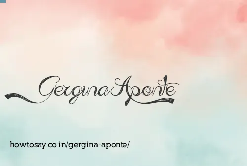 Gergina Aponte